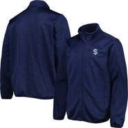 G-III SPORTS BY CARL BANKS Men's G-III Sports by Carl Banks Deep Sea Blue Seattle Kraken Closer Transitional Full-Zip Jacket