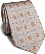 Jack Victor Wagner Geometric Silk Tie