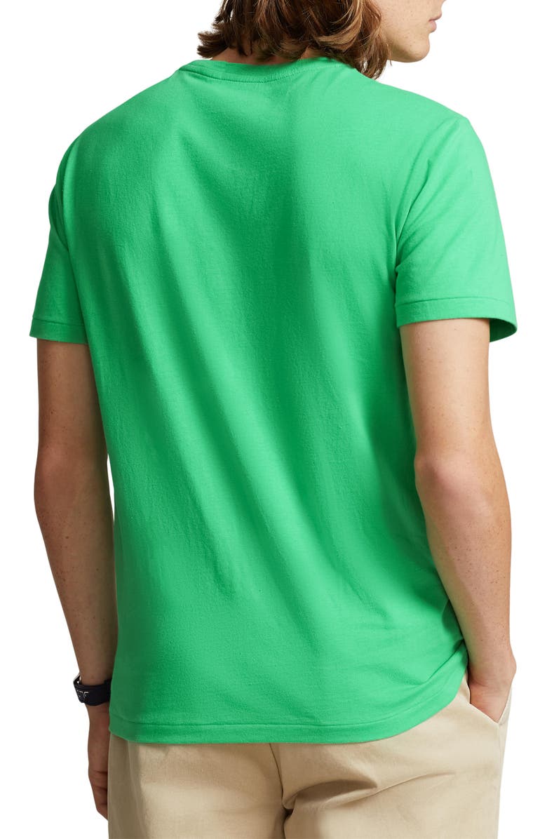 Polo Ralph Lauren Cotton Jersey Graphic T-Shirt, Alternate, color, Classic Kelly