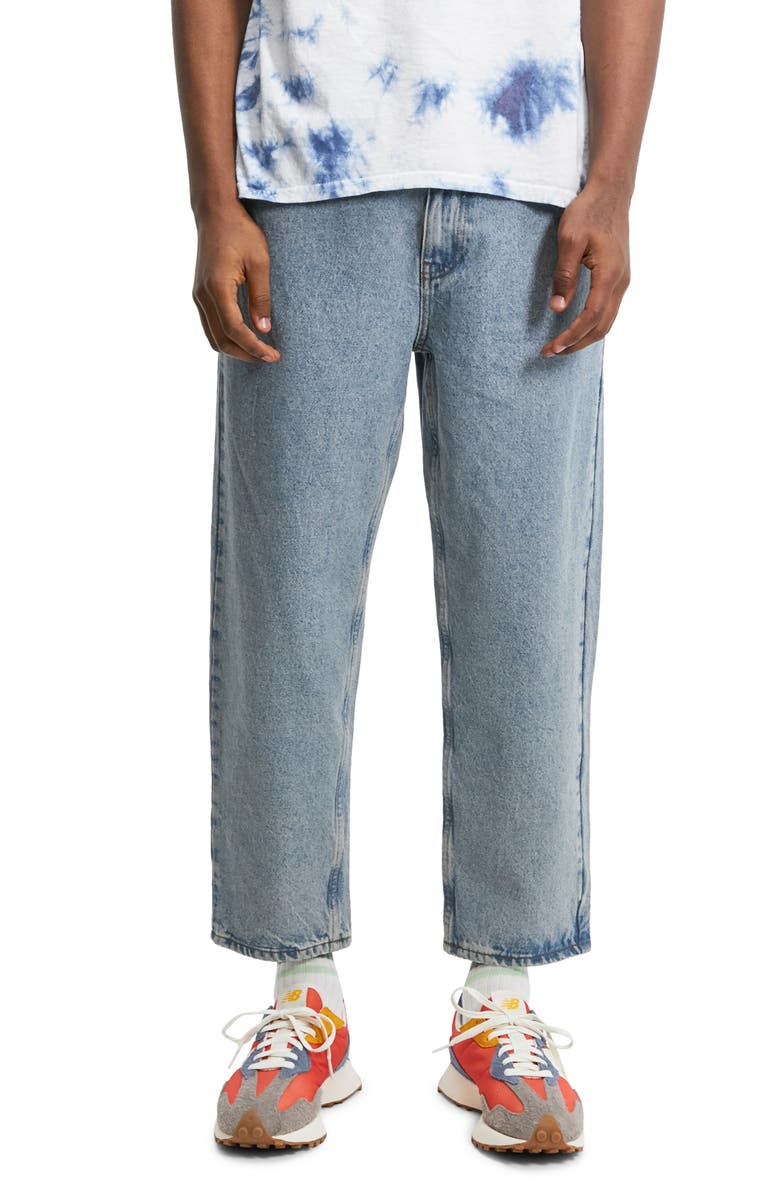 BDG Urban Outfitters Bow Fit Crop Straight Leg Nonstretch Jeans, Main, color, 