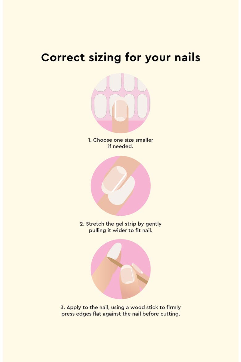 Gel Nail Strips Kit, Alternate, color, FROSTING