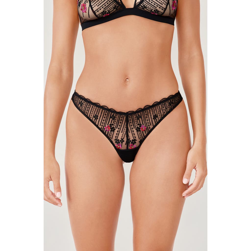 Etam Drama Tanga In Black