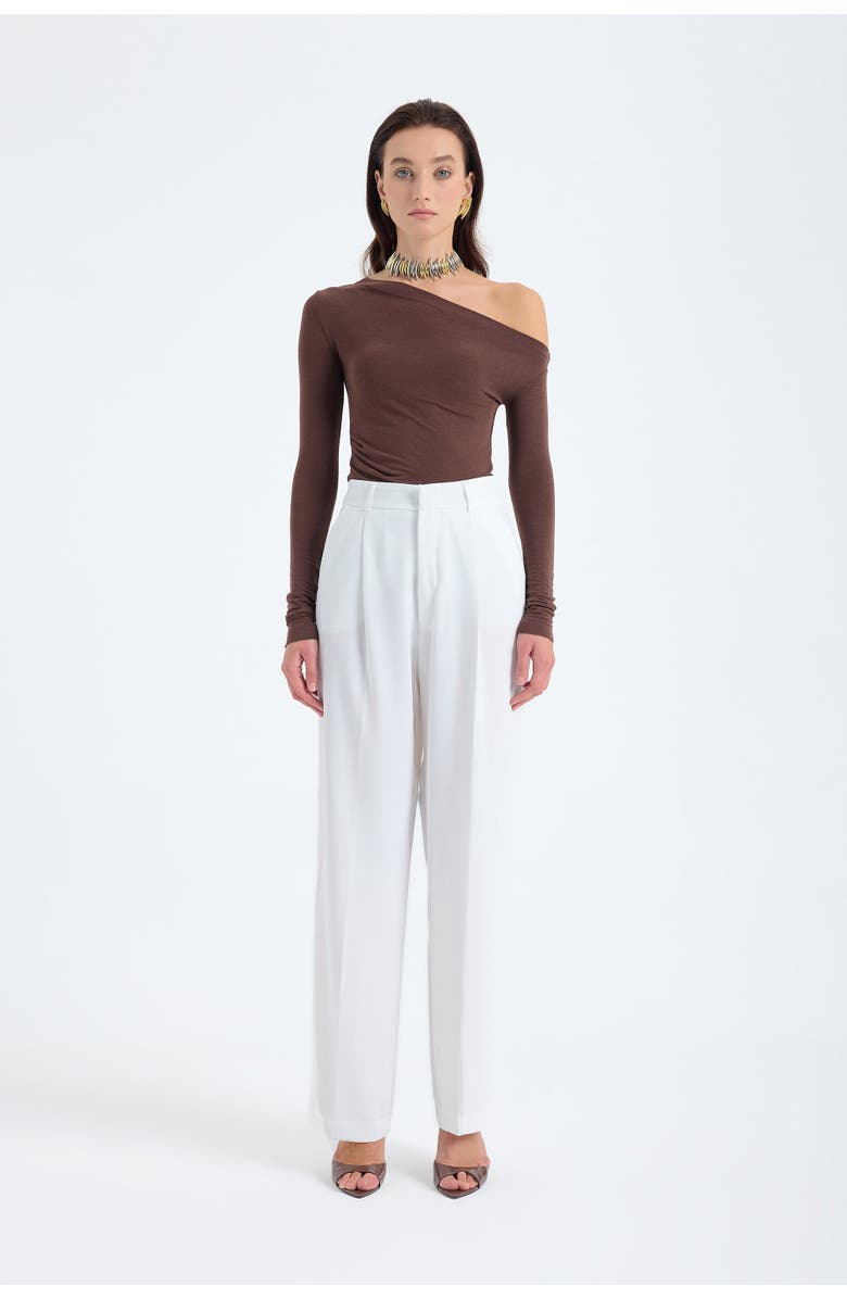 Monlicia Nevara High Waist Palazzo Pant, Alternate, color, White