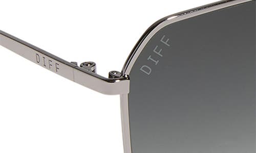 Diff Berkely 59mm Polarized Gradient Navigator Sunglasses In Gray