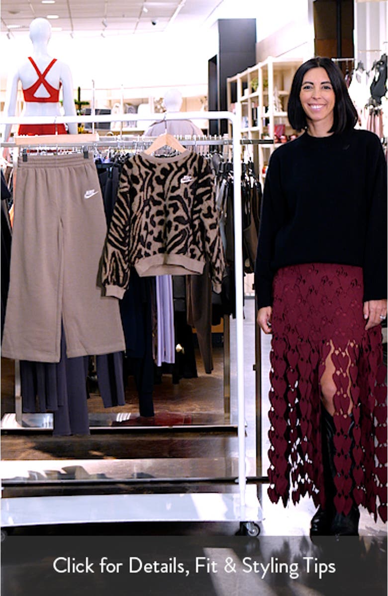 Kids' Wild Warmth Sweatshirt & Wide Leg Pants Set, sales video thumbnail