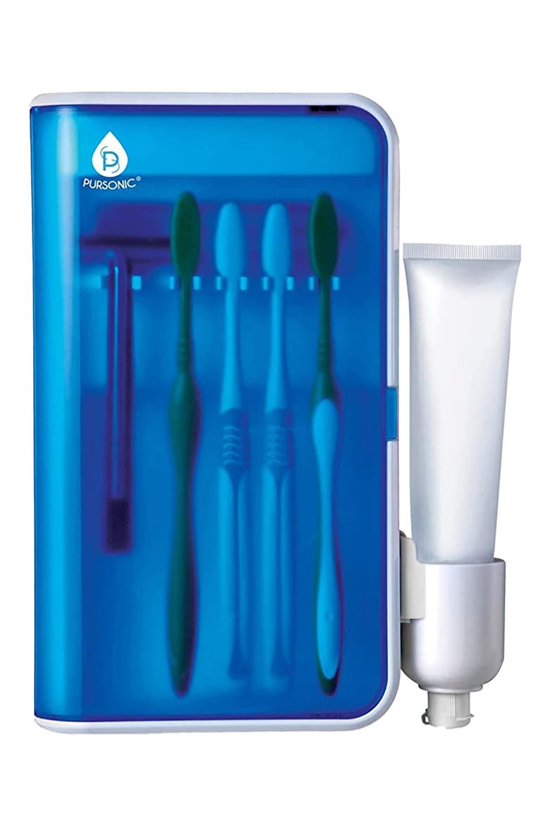 UV Family Toothbrush Sanitizer, Alternate, color, BLUE