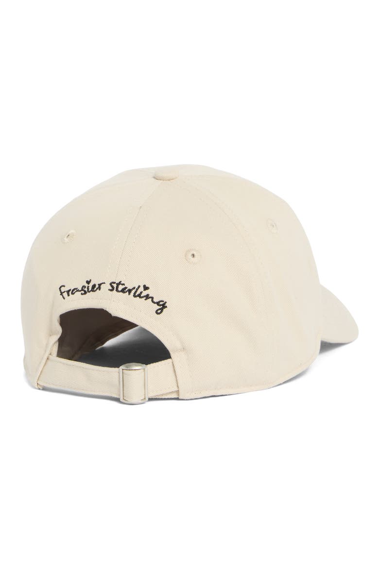 Lemon Twist Cotton Canvas Baseball Cap, Alternate, color, KHAKI
