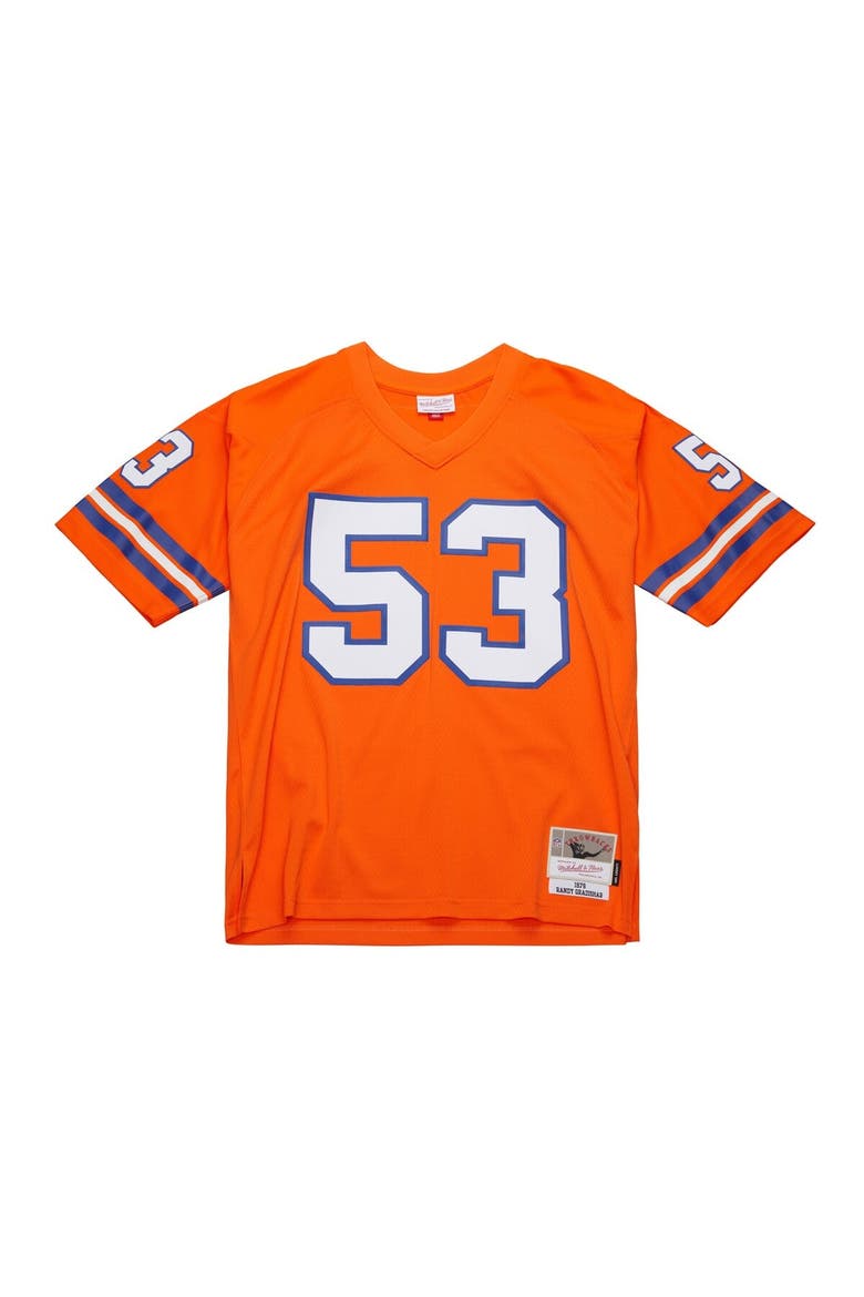 Men's Mitchell & Ness Randy Gradishar Orange Denver Broncos 1978 Legacy Replica Jersey, Main, color, Orange