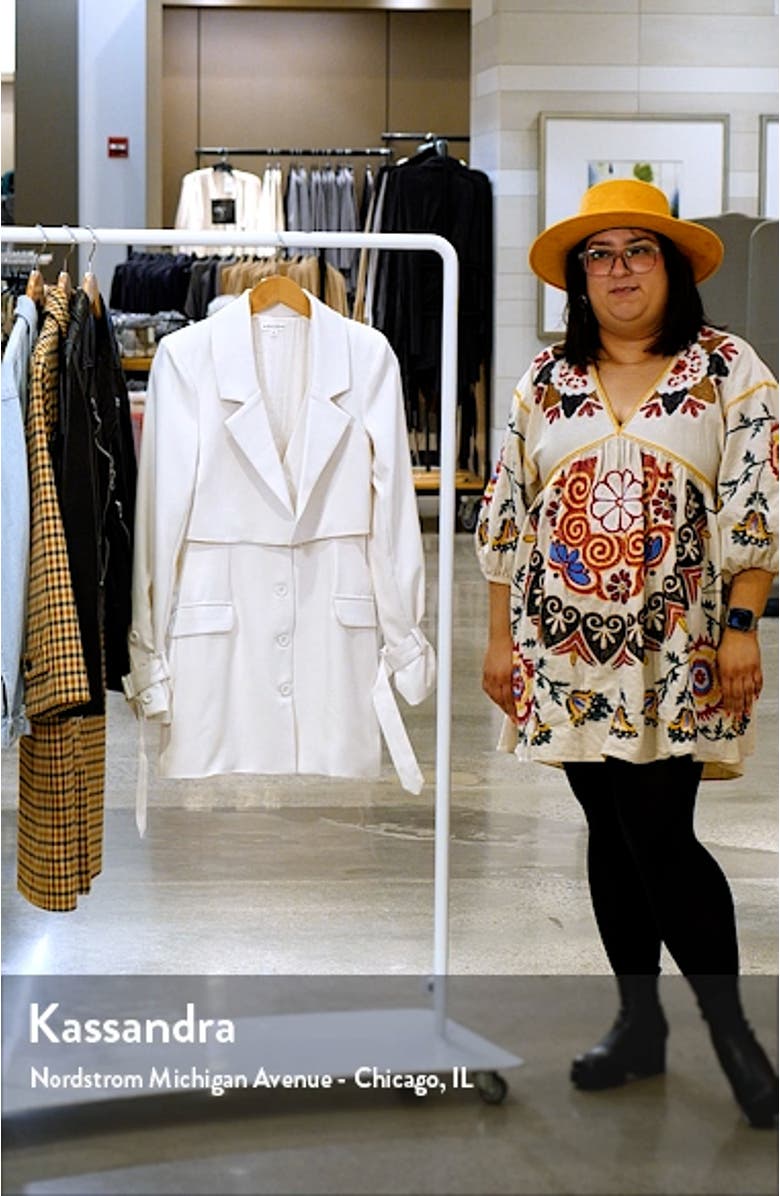 Alysa Long Sleeve Blazer Minidress, sales video thumbnail