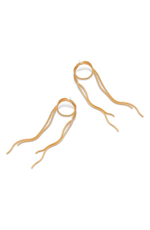 Brook & York Brook And York Shea Chain Drop Earrings In Gold