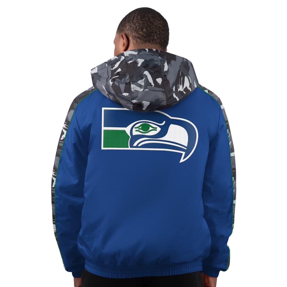 Men's Starter Royal Seattle Seahawks Thursday Night Gridiron Full