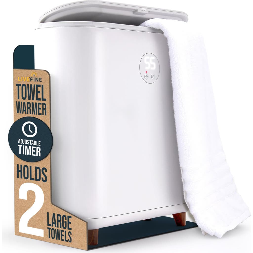 Live Fine Large Towel Warmer With Led In Gray
