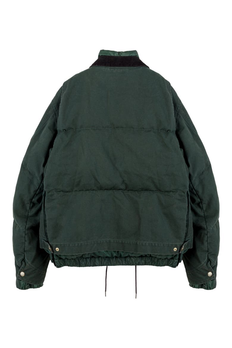 Carhartt WIP Washed Duck Canvas Down Puffer Jacket, Alternate, color, GREEN