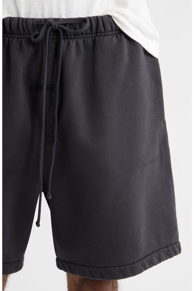Classic Fit Signature Logo Sweat Shorts, Alternate, color, CONCRETE/DARK CONCRETE HEATHER