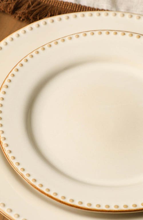 Stone Lain Comet 12-piece Dinnerware Set Stoneware In White
