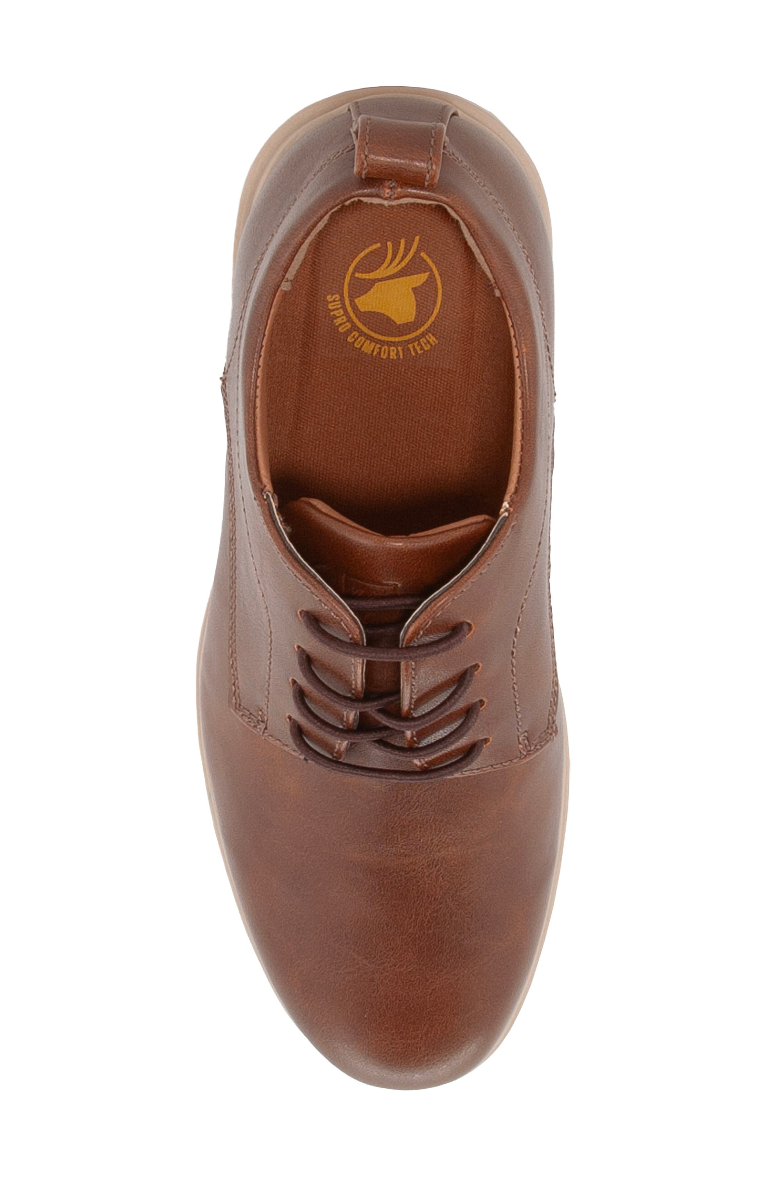 Deer Stags Kids' Lisbon Dress Shoe, Alternate, color, Brown