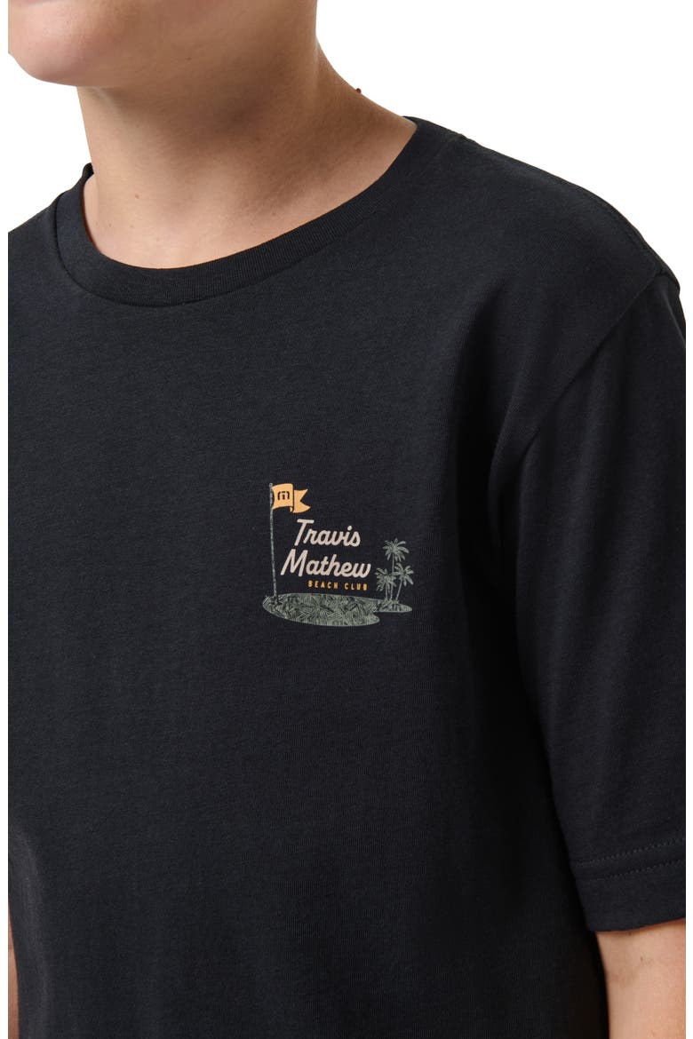 Kids' Beach Club Cotton Graphic T-Shirt, Alternate, color, BLACK