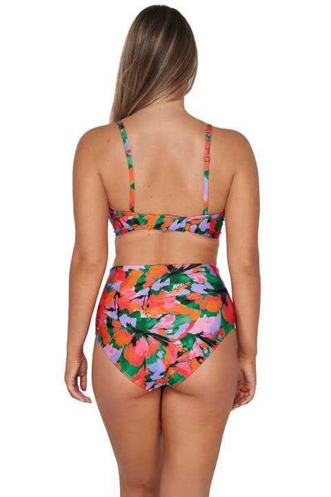 Capri High Waist Bikini Swim Bottoms
