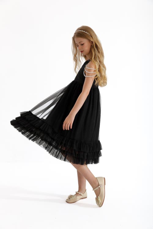 Tulleen Tripoli Dress In Black