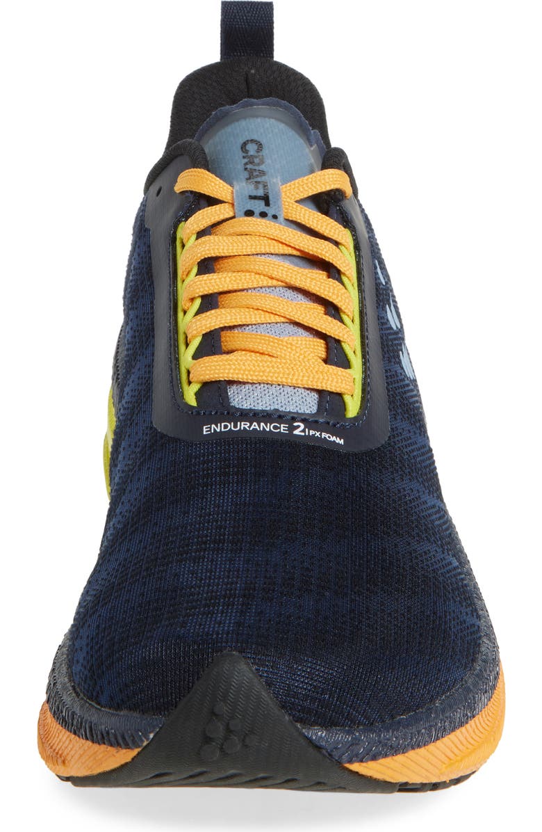 Craft Endurance 2 Running Shoe, Alternate, color, Blaze-Sulfur