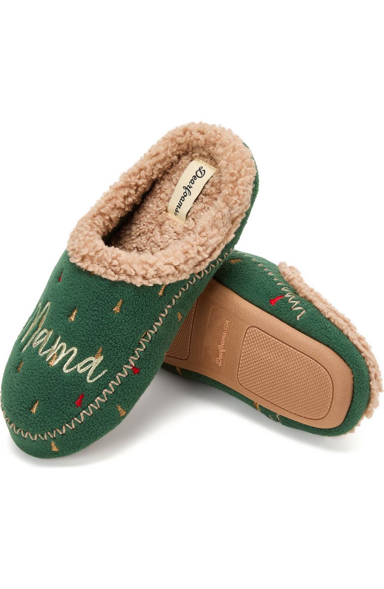 DEARFOAMS Mama Bear Clog Slipper, Alternate, color, Spruce