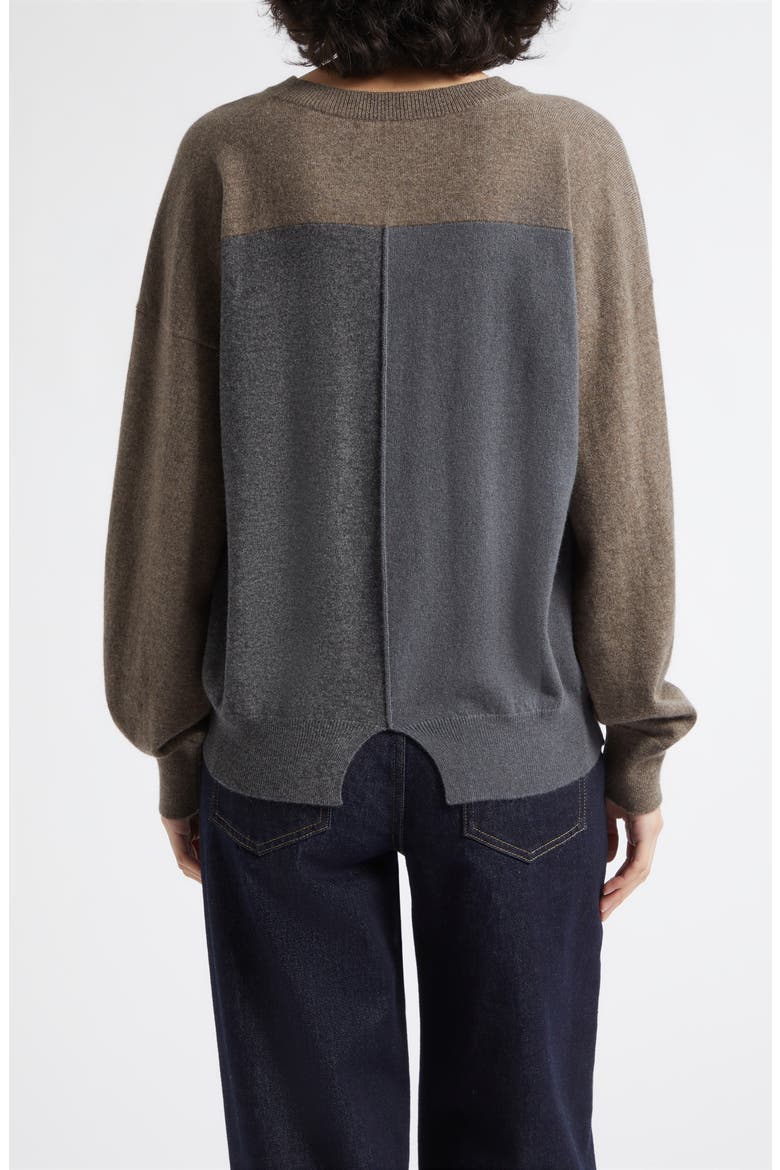 Jessie Cashmere Crewneck Sweater, Alternate, color, HEATHCOT COLOURWAY