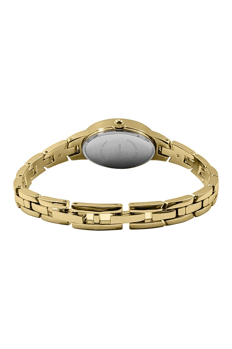 Sun Moon Oval Link Bracelet Watch- 30x25MM, Alternate, color, Black