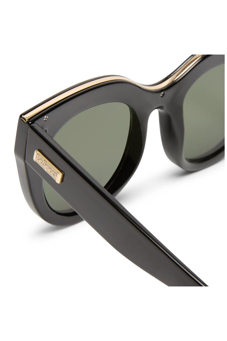 Air Heart 51mm Sunglasses, Alternate, color, BLACK/ GOLD