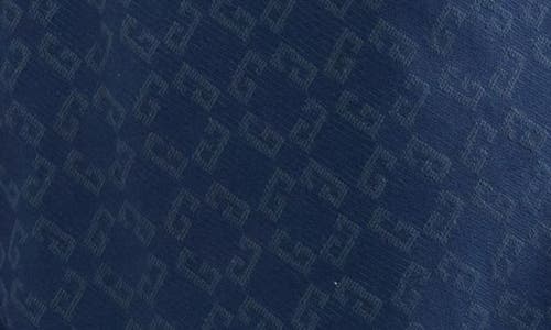 Givenchy Monogram 72 Jacquard Denim Bermuda Shorts In Grey/blue