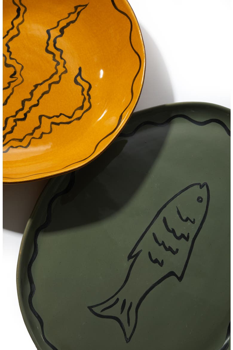 Fish Platter, Alternate, color, GREEN