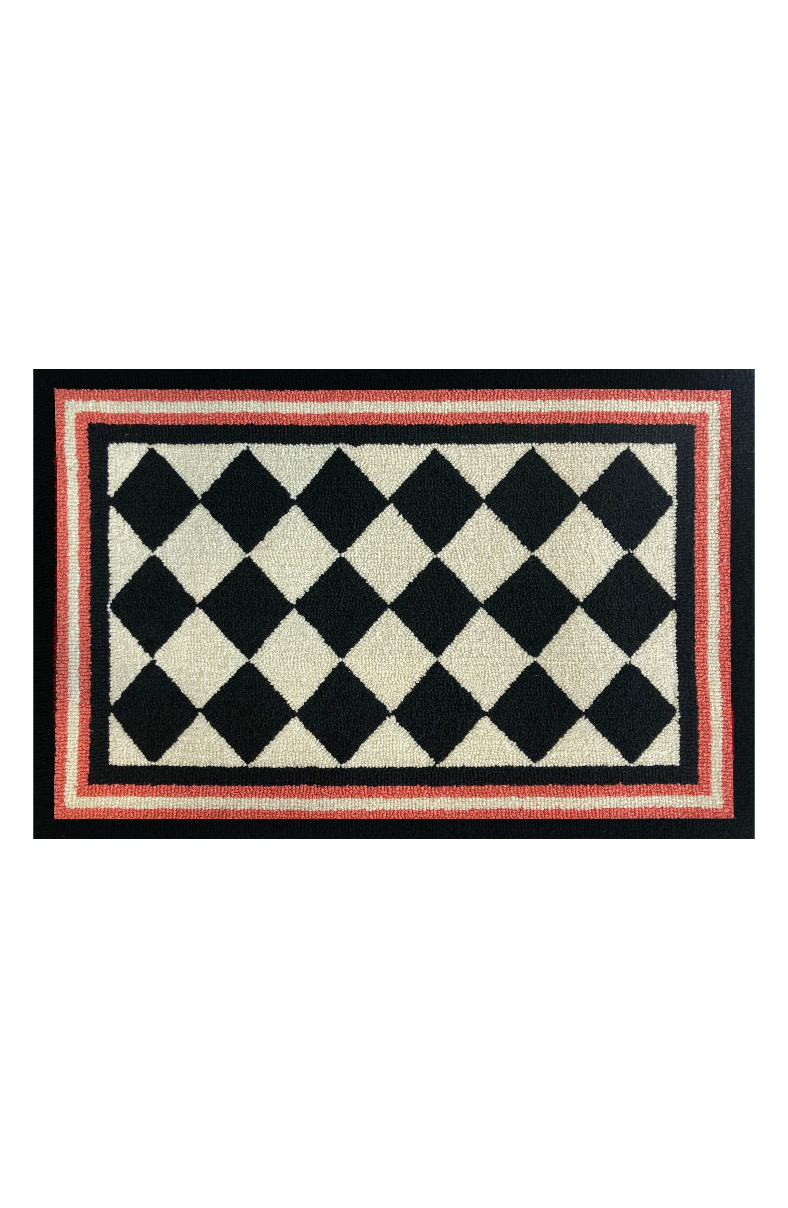 CORAL/ WHITE/ BLACK
