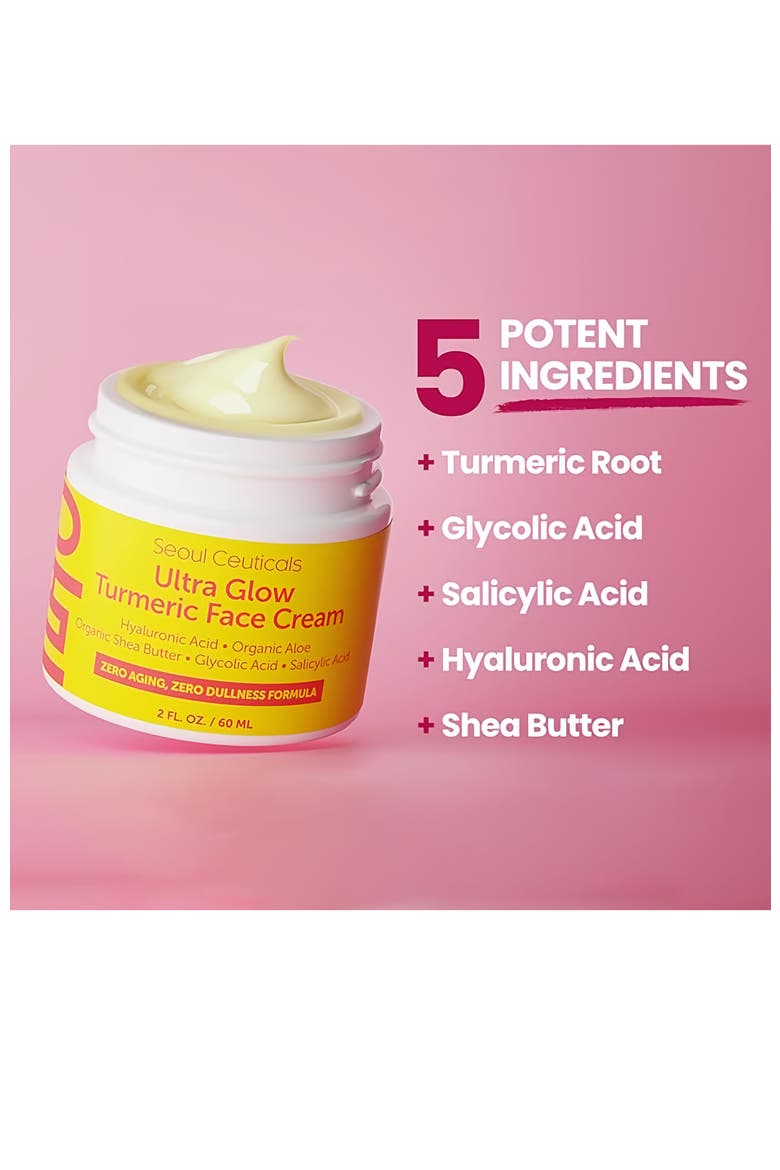 Ultra Glow Korean Turmeric Face Cream, Alternate, color, Clear