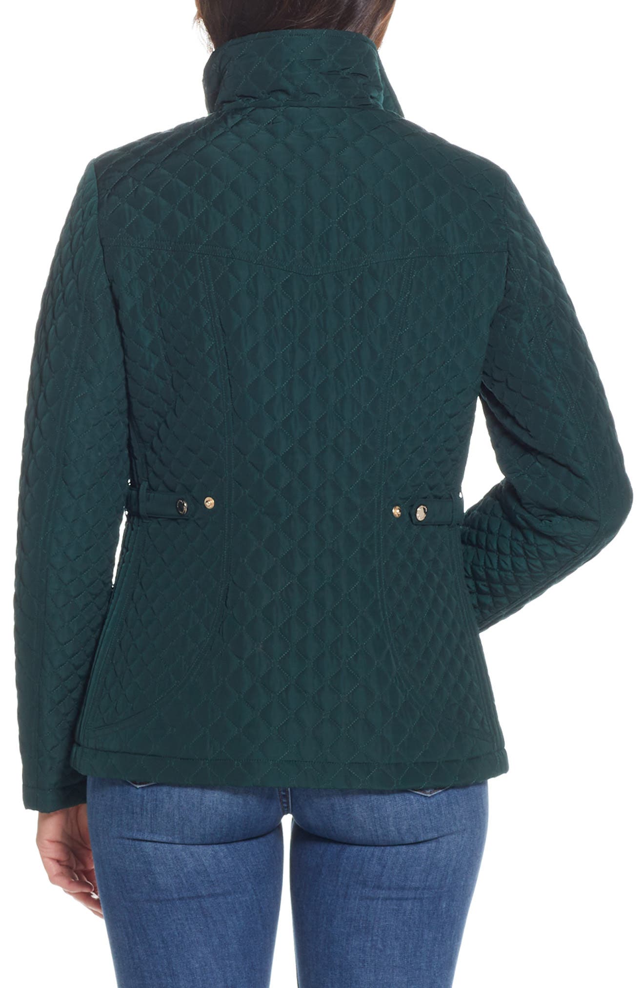 Quilted Stand Collar Jacket - image 4