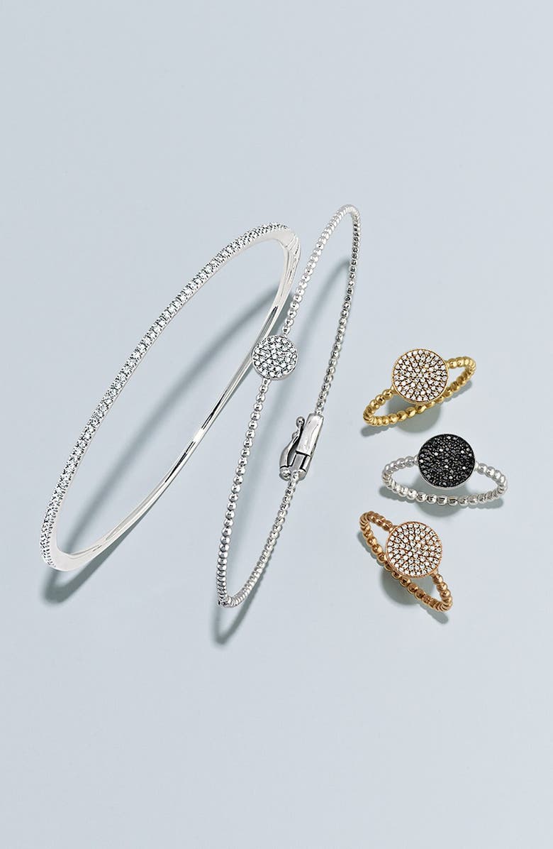 Bony Levy 'Aurora' Diamond Pavé Circle Bangle, Main, color,