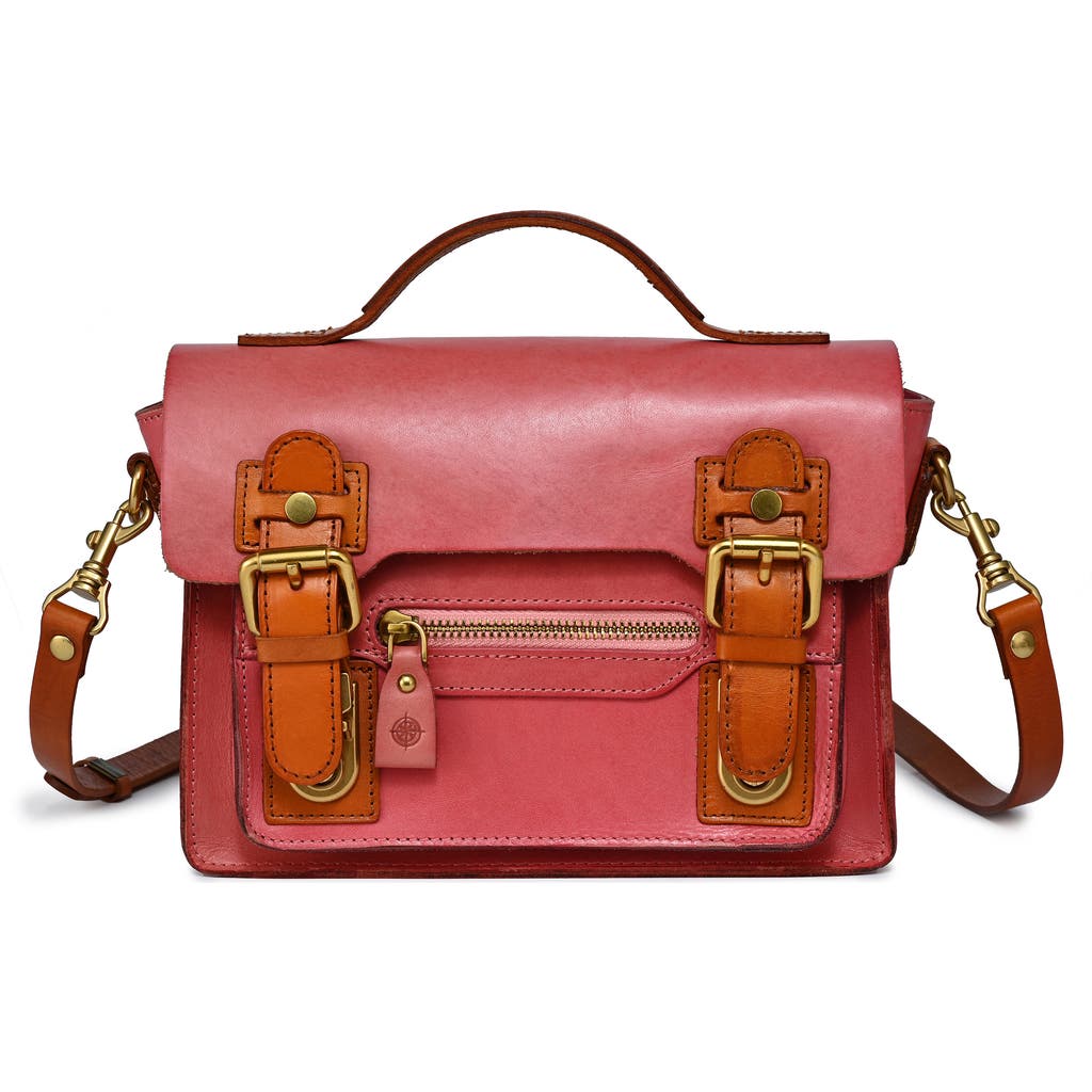 Old Trend Aster Mini Leather Satchel In Pink