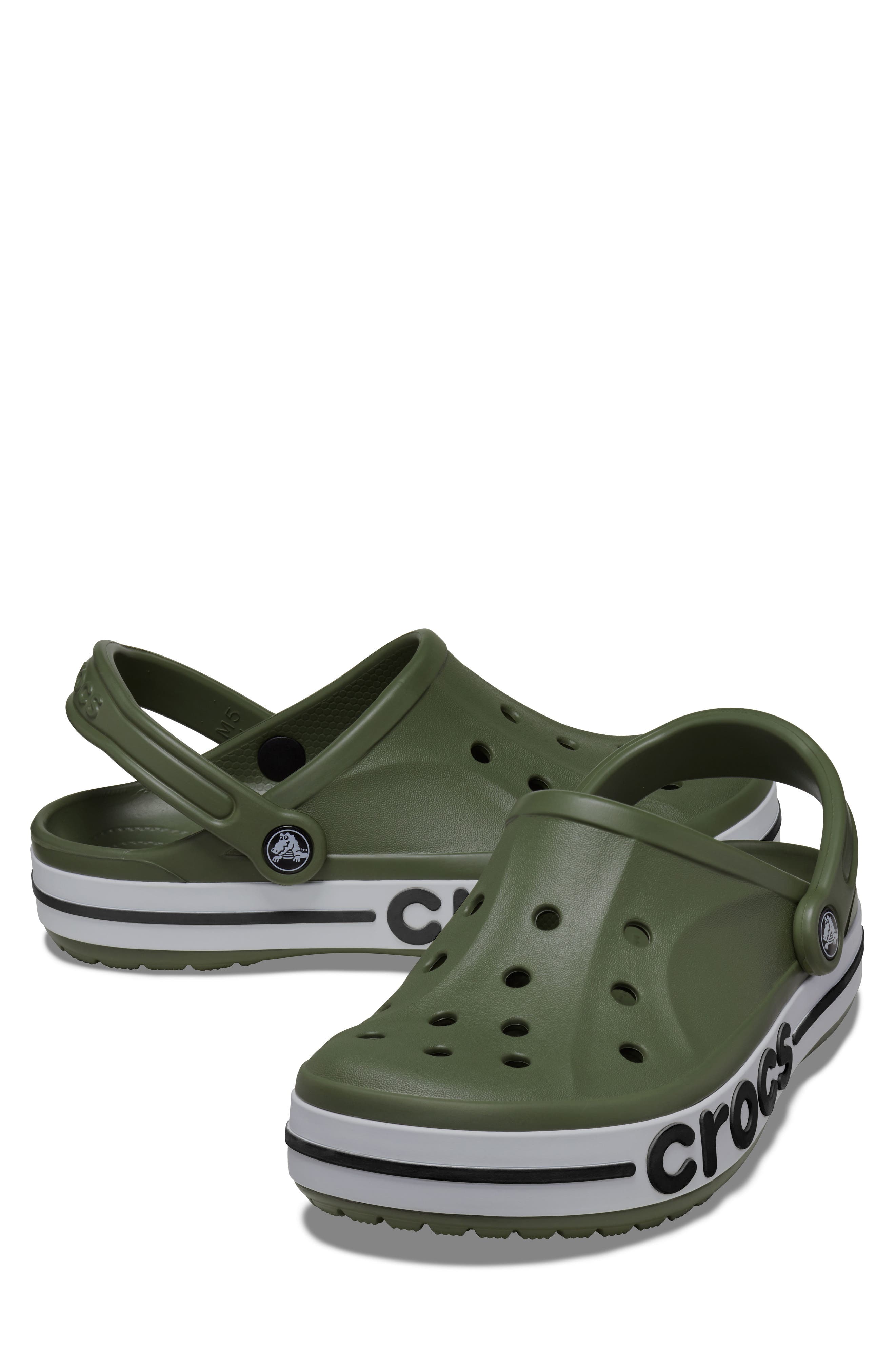 Bayaband Clog, Alternate, color, ARMY GREEN