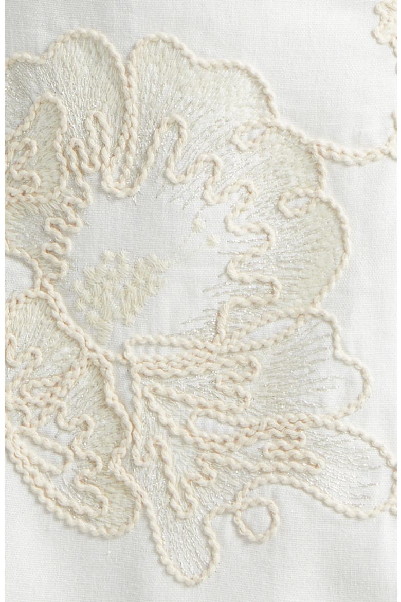 Jessy Embroidered Floral Dress, Alternate, color, WHITE EMBROIDERY