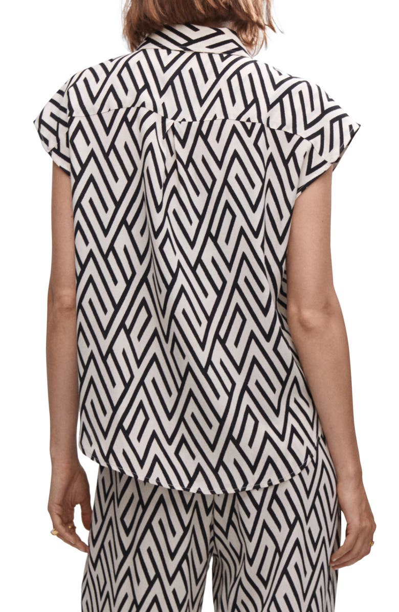 MANGO Oversize Flowy Shirt, Alternate, color, 