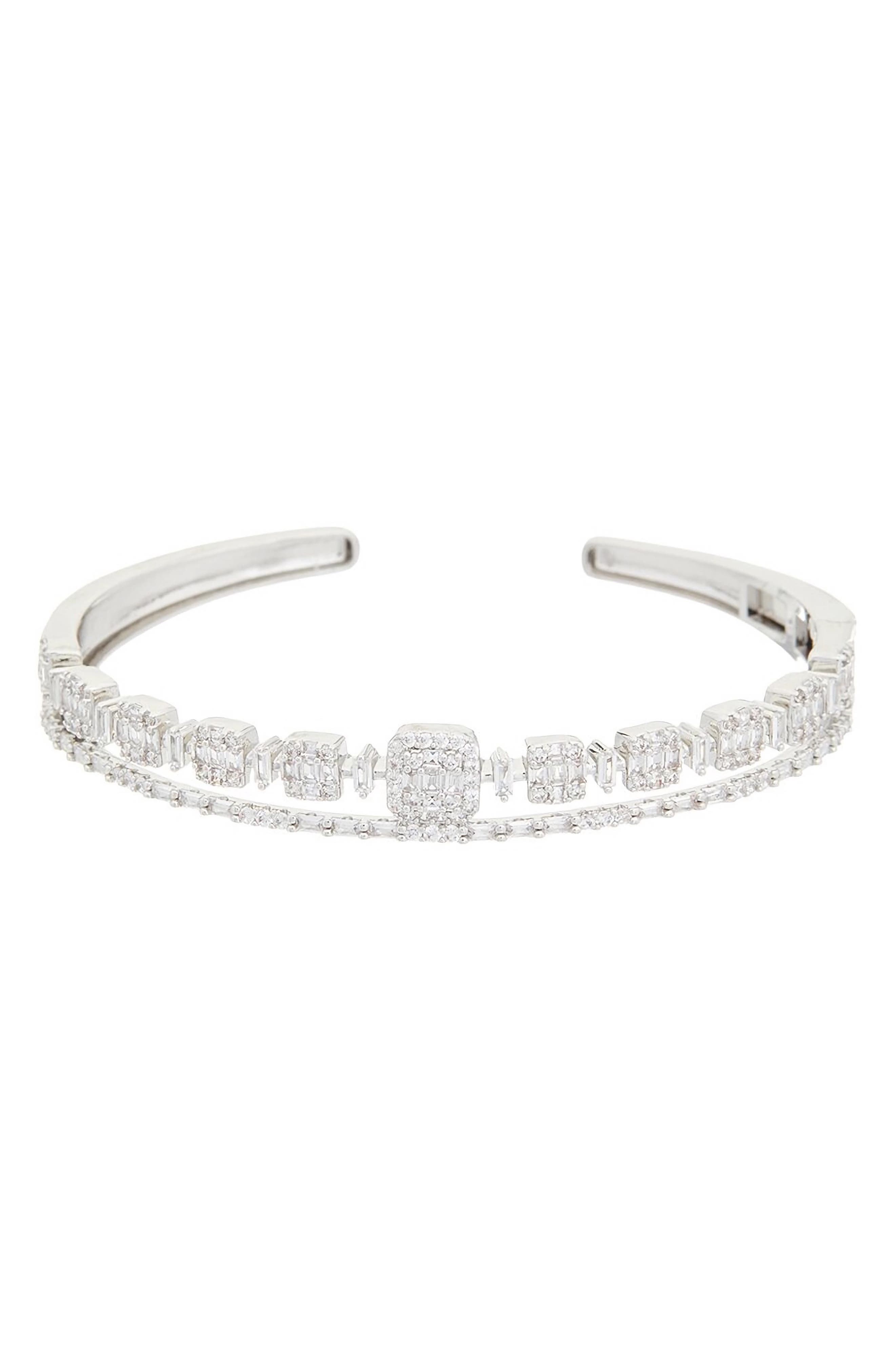 Juvell Cubic Zirconia Cuff Bracelet