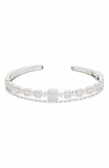 Juvell Cubic Zirconia Cuff Bracelet