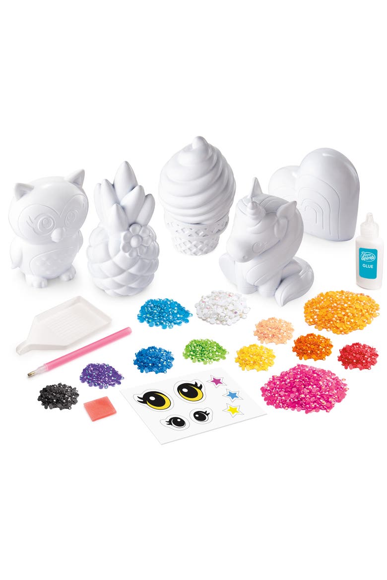 Shimmer N Sparkle 3D Crystal Gem Creations Kit, Alternate, color, Multicolored