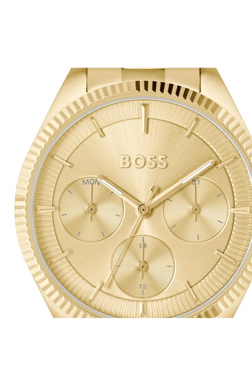 Hugo Boss Boss Sage Sport Bracelet Watch, 34mm In Gold