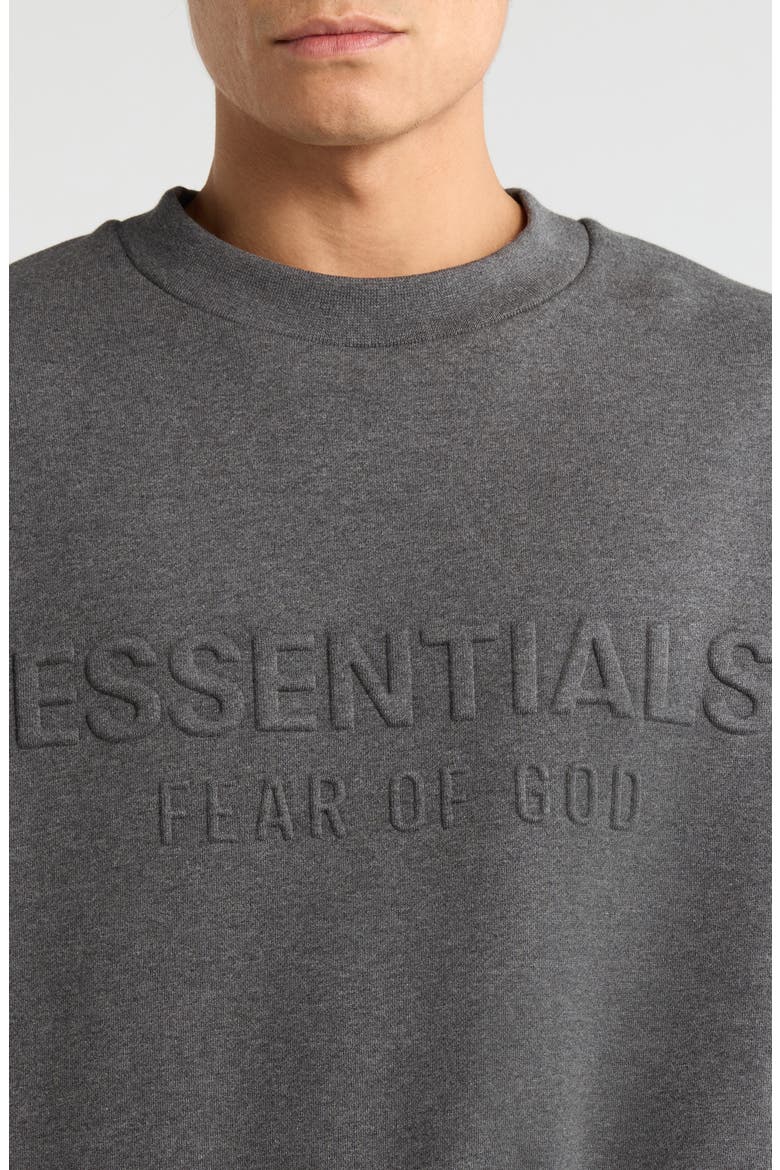 Fear of God Essentials Classic Fit Fleece Crewneck Sweatshirt (Men