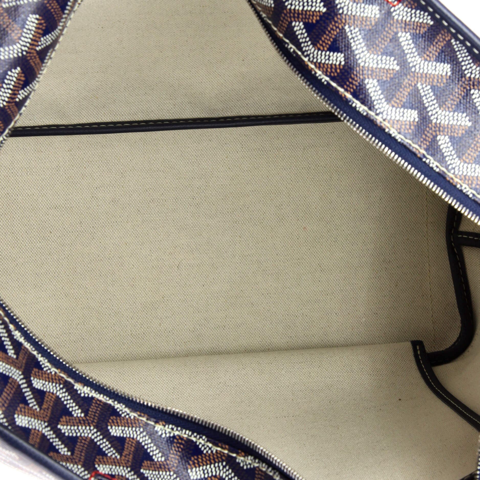 Pre-Owned Goyard Artois Tote Coated Canvas PM, Alternate, color, Blue