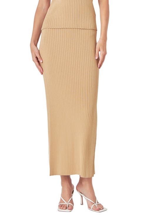 スカート TAGLIATORE Women Skirts NELL970155A1124 Beige Women's Beige Skirts | Nordstrom