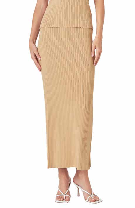 Rib Maxi Skirt