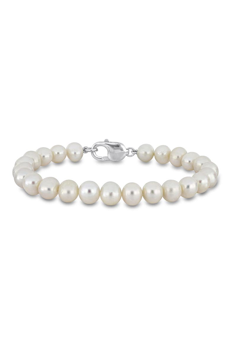 Men's Cultured Freshwater Pearl Bracelet, Main, color, PEARL