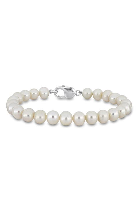 Men's Cultured Freshwater Pearl Bracelet