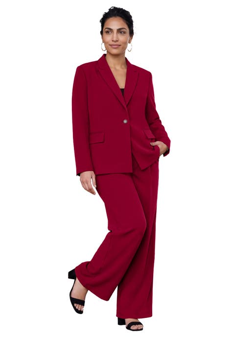 Bi-Stretch Shaped Blazer (Plus)