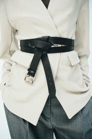 H&M Collarless Jersey Blazer